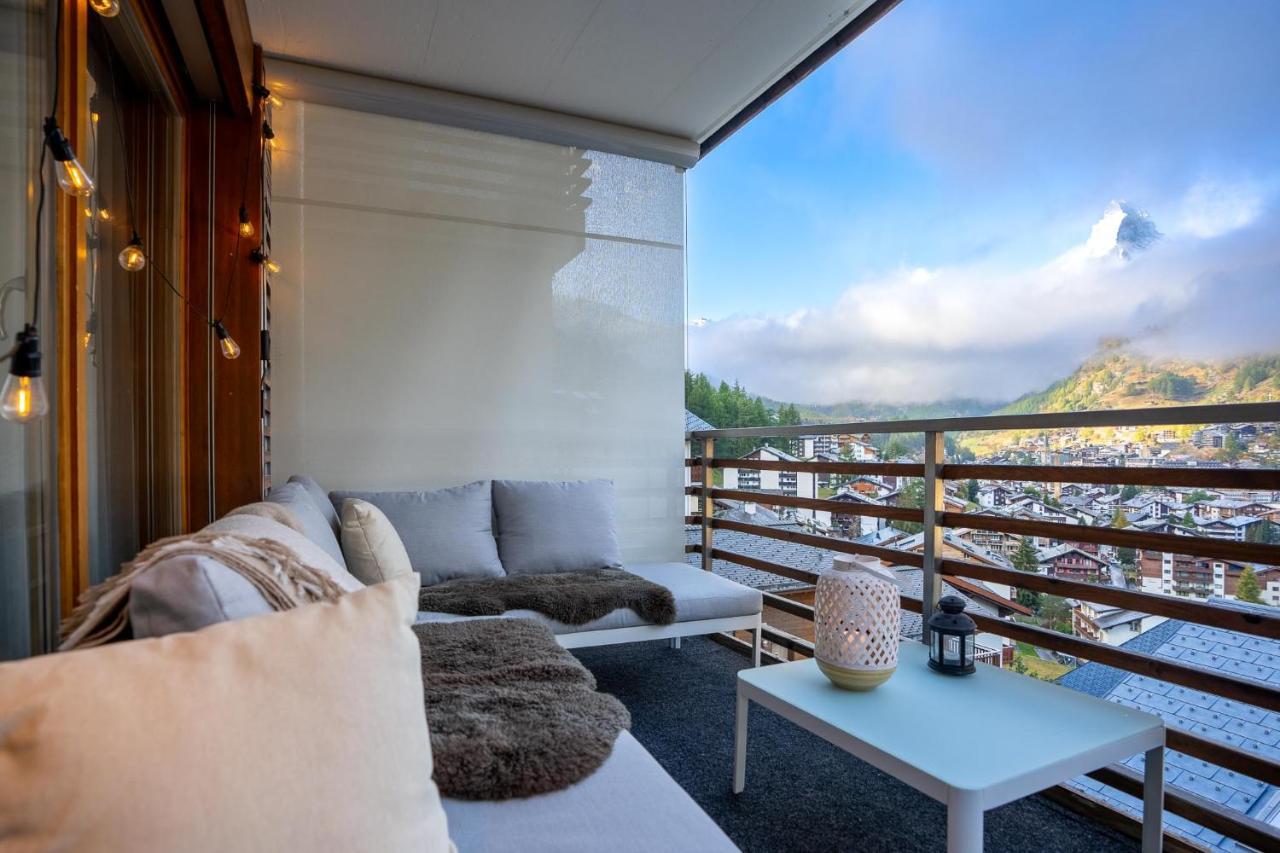 Modern Apartment With View Over ツェルマット エクステリア 写真